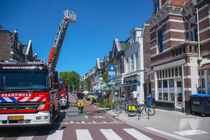 Brand op balkon van bovenwoning