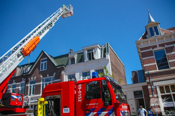Brand op balkon van bovenwoning