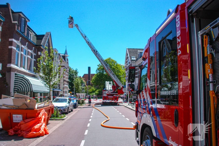 Brand op balkon van bovenwoning