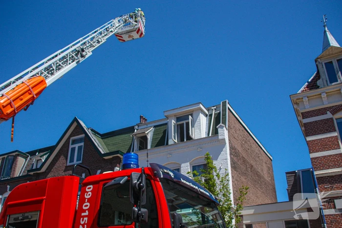 Brand op balkon van bovenwoning
