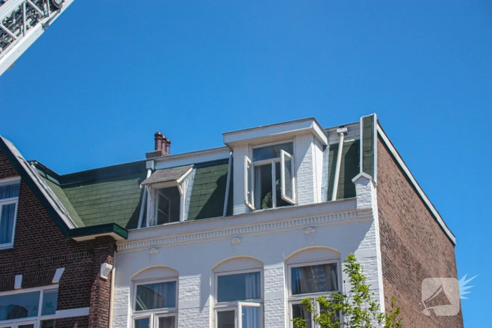 Brand op balkon van bovenwoning