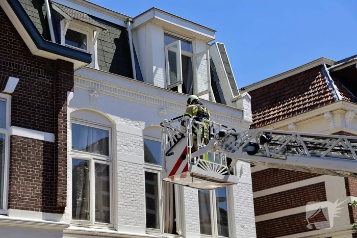 Brand op balkon van bovenwoning