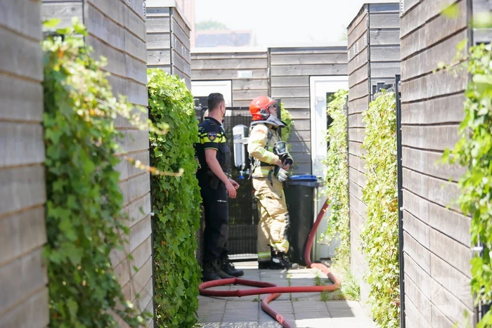 Brand in zonnenpanelen van woningen