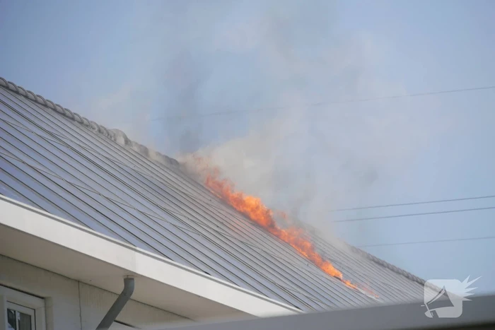 Brand in zonnenpanelen van woningen