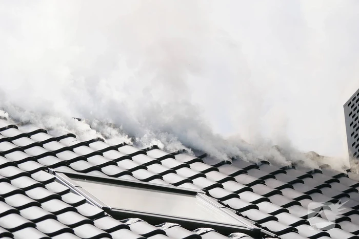 Brand in zonnenpanelen van woningen