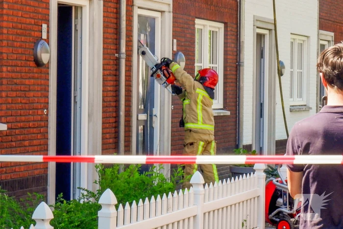Brand in zonnenpanelen van woningen