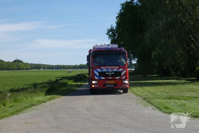 Stuk landt vat vlam