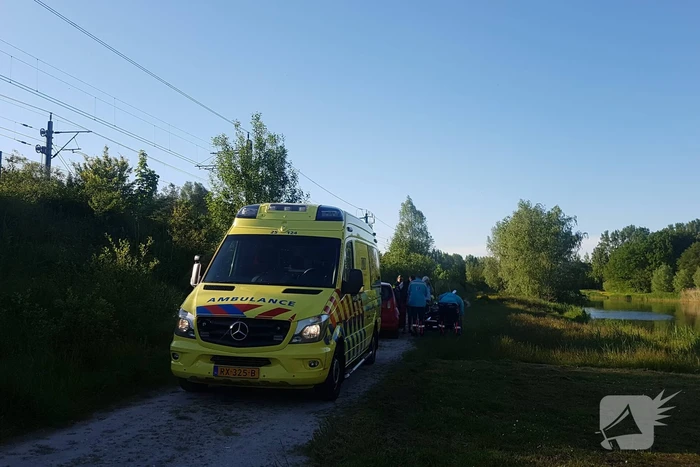 Persoon gewond na val met scooter