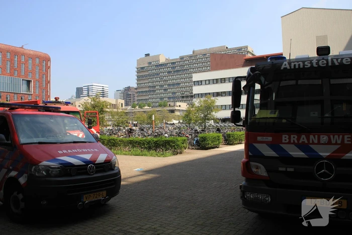 Vreemde lucht waargenomen gebouw VUmc