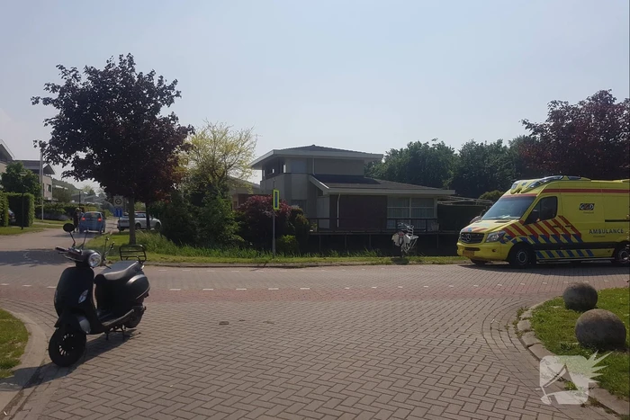 Scooterrijder gewond bij aanrijding
