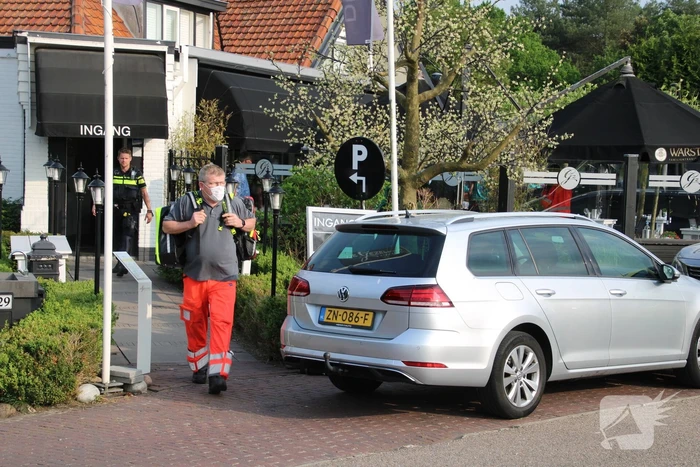 Traumahelikopter voor incident in restaurant