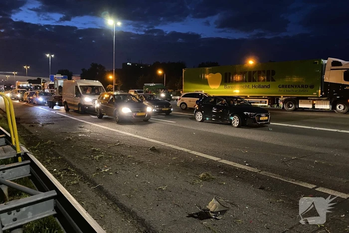 Ravage na flinke aanrijding met auto
