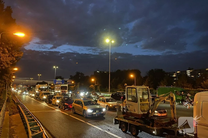 Ravage na flinke aanrijding met auto