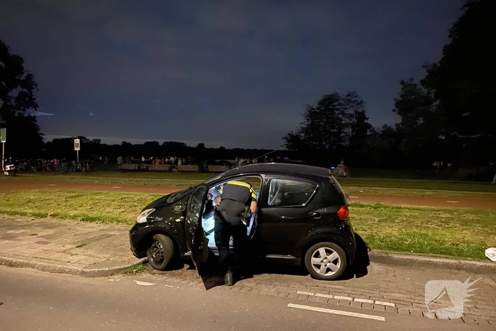 Personen onder invloed vernielen auto