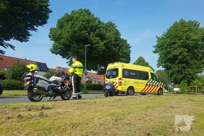 Meisje gewond door ongeval met scooter