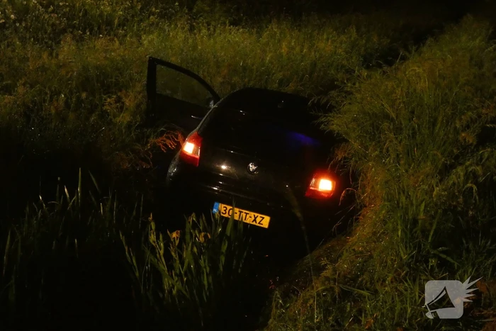 Automobilist raakt van de weg