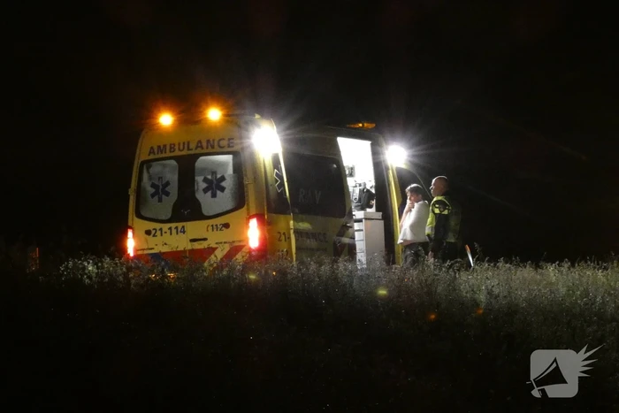 Automobilist raakt van de weg