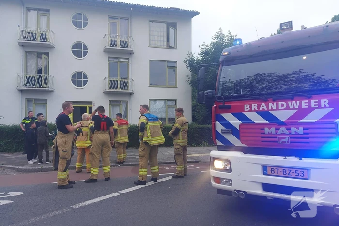 Brand in woning snel geblust