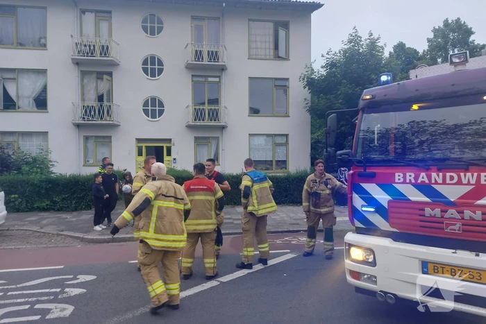 Brand in woning snel geblust
