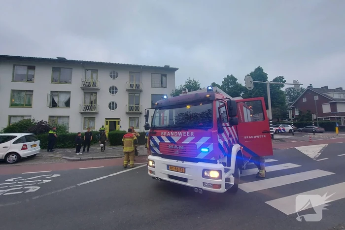 Brand in woning snel geblust