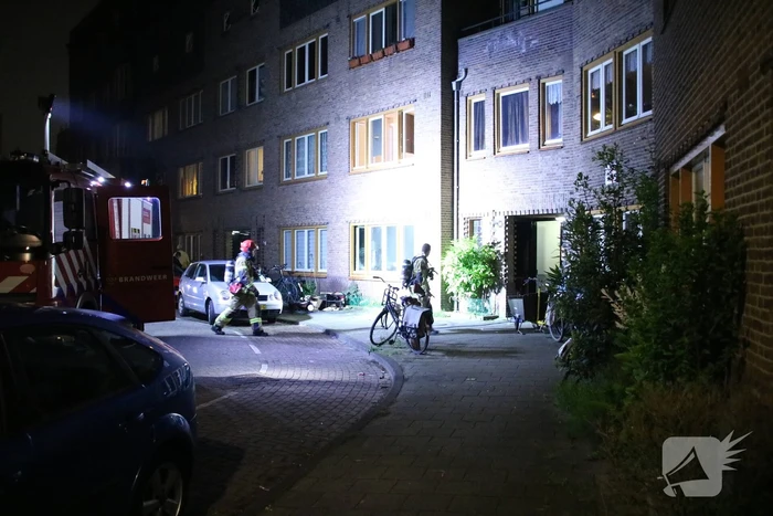Veel schade door forse brand in woning
