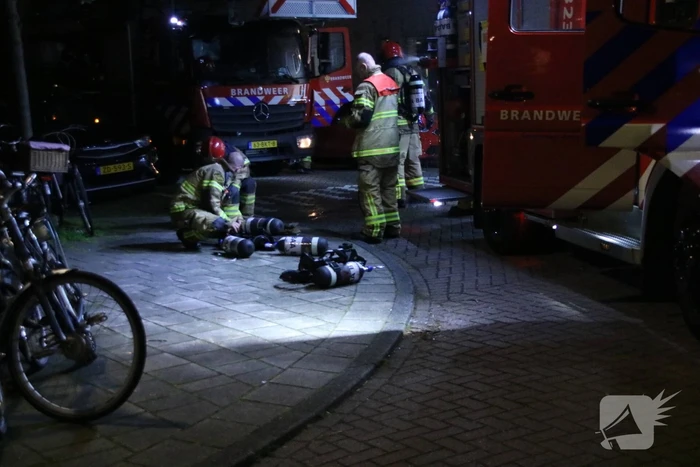 Veel schade door forse brand in woning