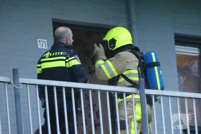 Een persoon gewond bij keukenbrand