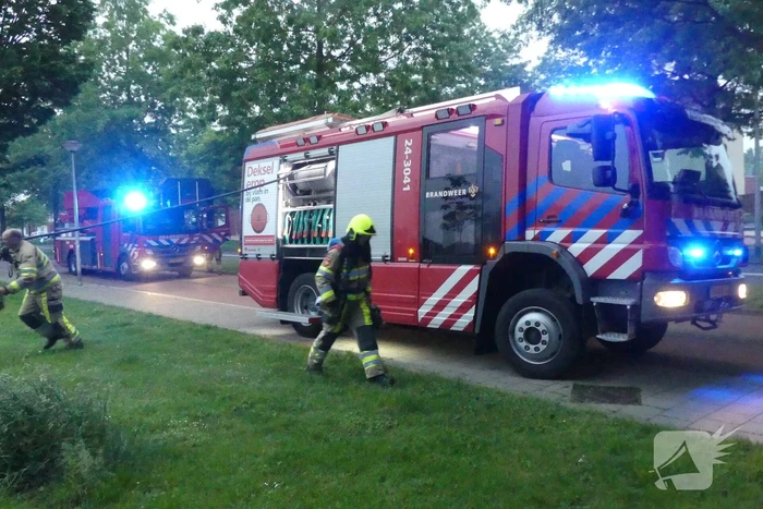 Een persoon gewond bij keukenbrand