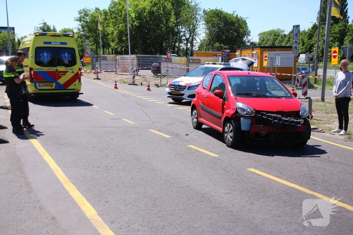 Motorrijder gewond bij botsing met auto