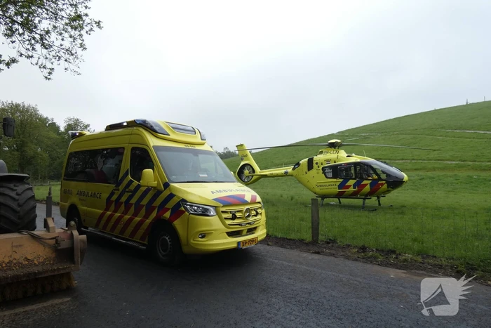 Wielrenner ernstig gewond na val