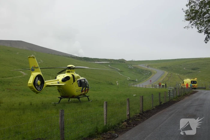 Wielrenner ernstig gewond na val
