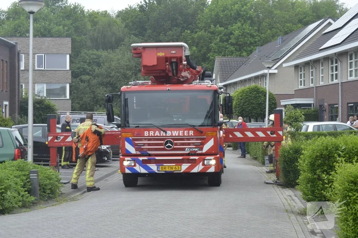 Vogel vast in ventilatiekanaal