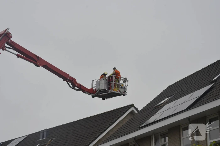 Vogel vast in ventilatiekanaal