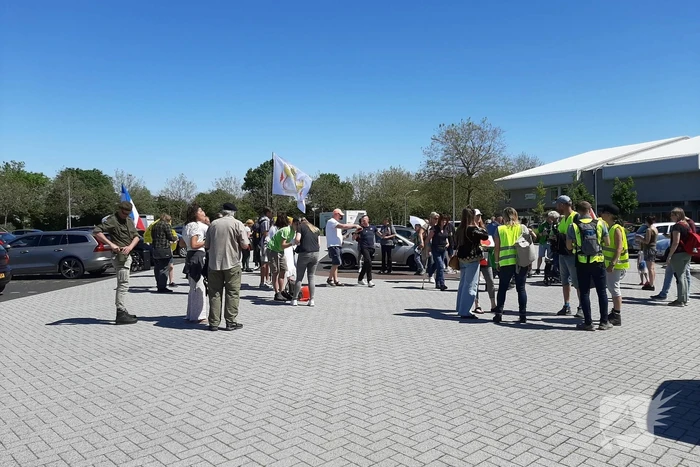 Demonstratie tegen coronaregels en vaccinatie