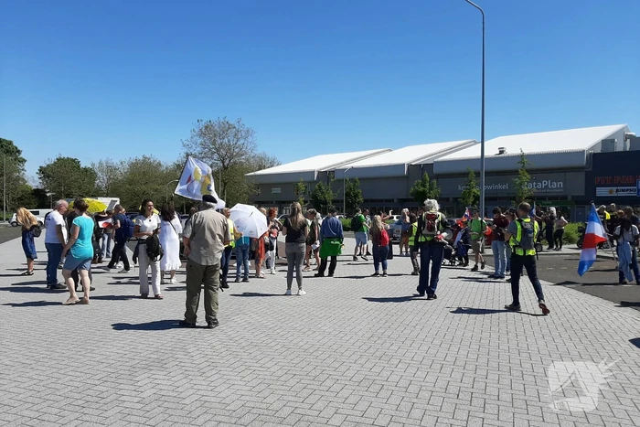 Demonstratie tegen coronaregels en vaccinatie
