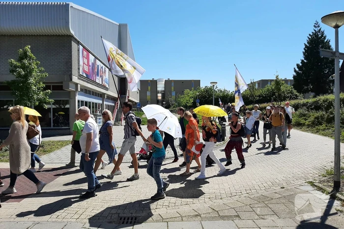 Demonstratie tegen coronaregels en vaccinatie