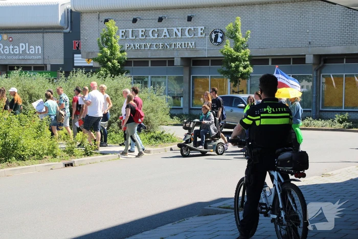 Demonstratie tegen coronaregels en vaccinatie
