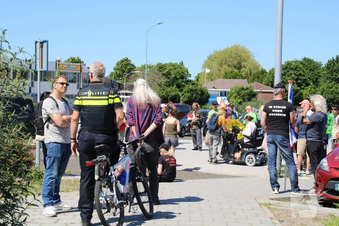 Demonstratie tegen coronaregels en vaccinatie
