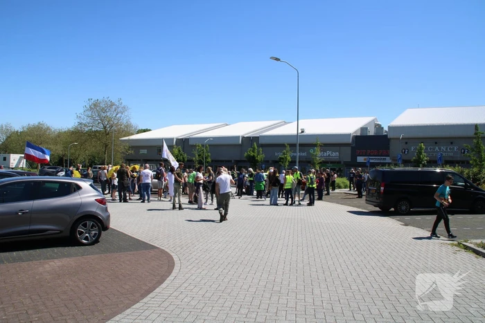 Demonstratie tegen coronaregels en vaccinatie