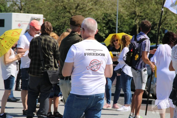 Demonstratie tegen coronaregels en vaccinatie