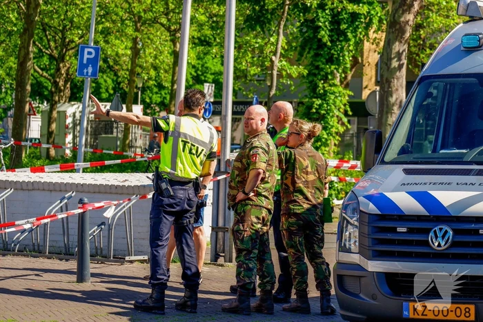 Plofkraak geldautomaat, EOD doet onderzoek naar achtergebleven explosieven