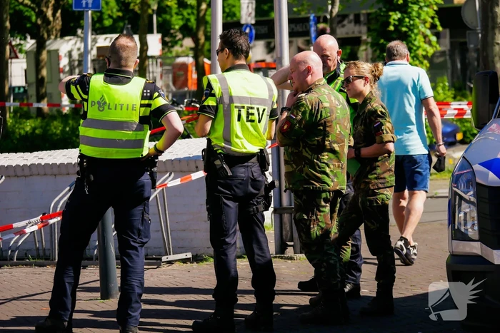 Plofkraak geldautomaat, EOD doet onderzoek naar achtergebleven explosieven