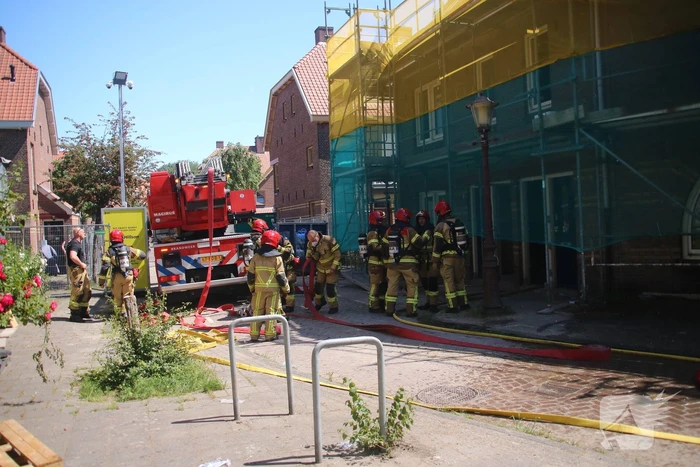 Brand in renovatiewoning