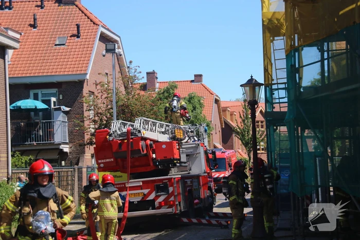 Brand in renovatiewoning