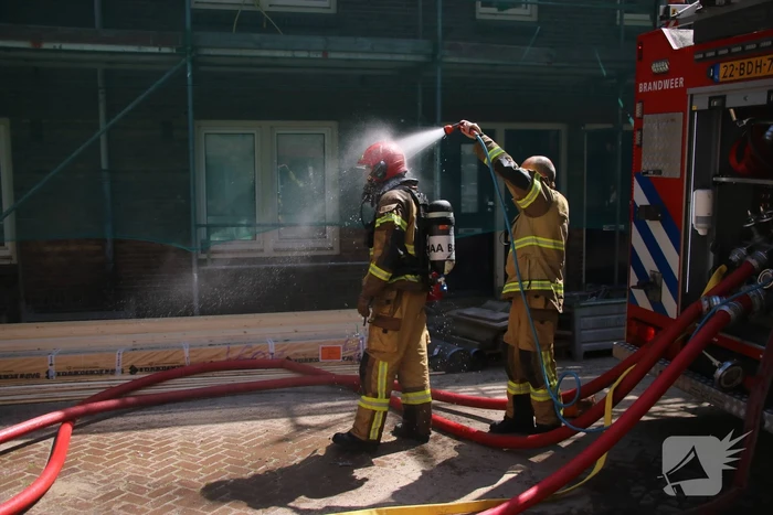 Brand in renovatiewoning
