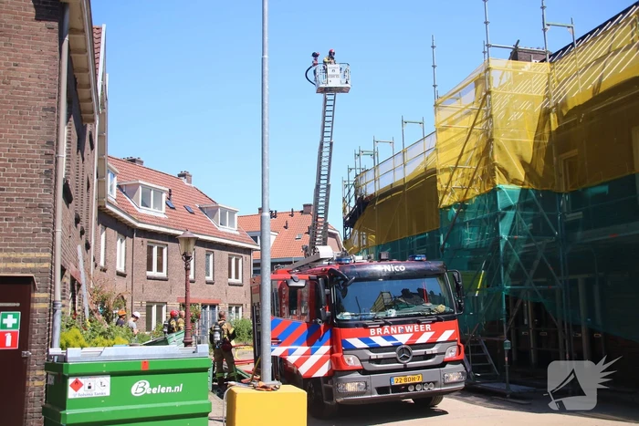 Brand in renovatiewoning