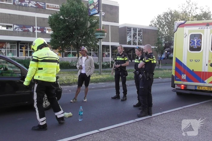 Persoon gewond na ongeval met personenauto