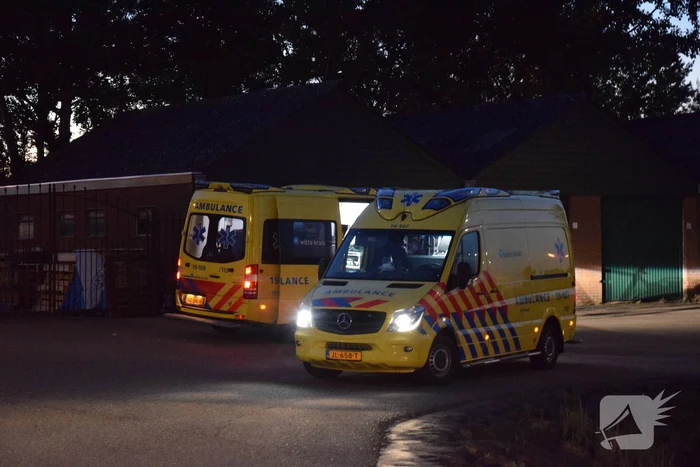 Personen raken te water na incident