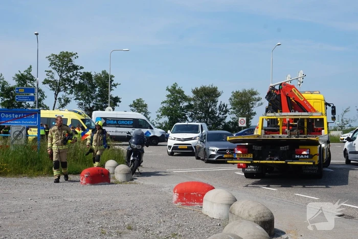 Motorrijder gewond bij ongeval