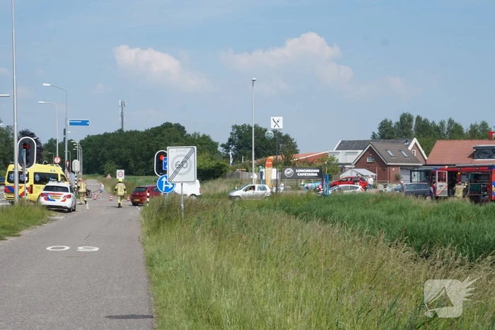 Motorrijder gewond bij ongeval